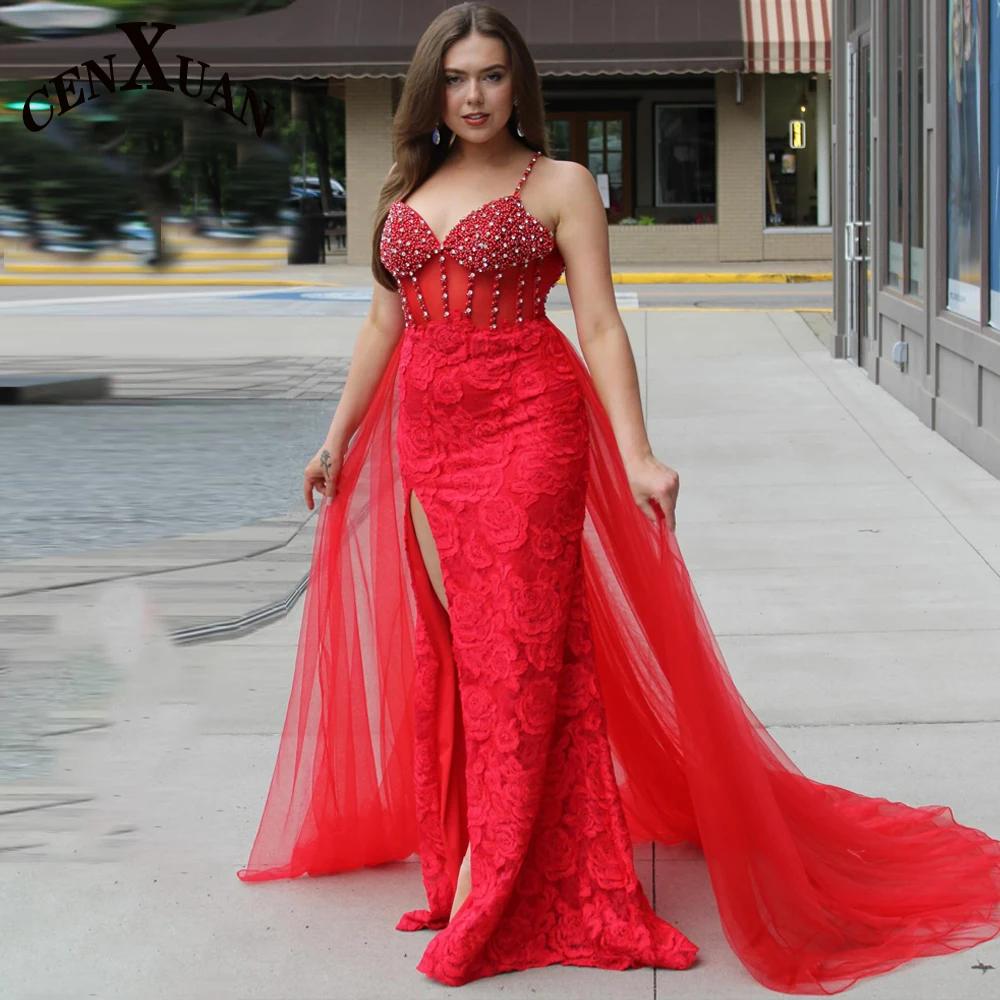 CENXUAN  Ŭ   巹 İƼ Ʈ ξ  Ƽ 巹 Robes De Soiree Customized